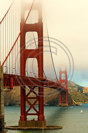 foggy bridge