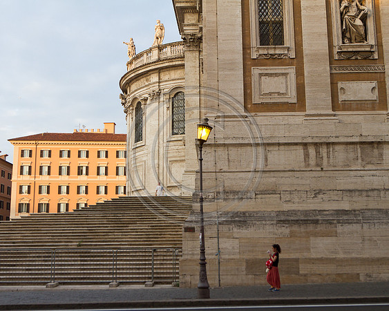 Woman on Sidewalk